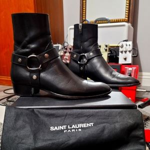 Saint Laurent SLP Wyatt Harness 40 Boots